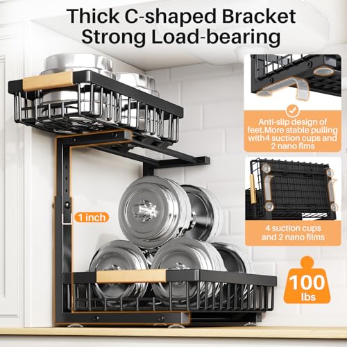 PXRACK Under Sink Organizer, Adjustable Height - Image 7