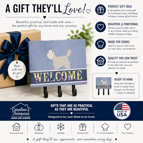 Caroline's Treasures BB8318TH68 Westie Welcome Leash - Image 8