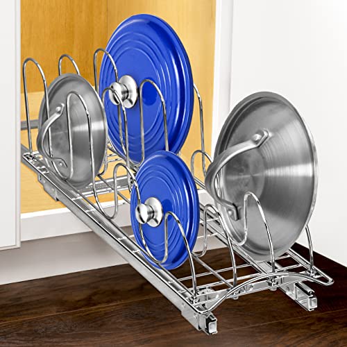 LYNK PROFESSIONAL® Pull Out Pot and Pan Lid Organizer Under - Image 4