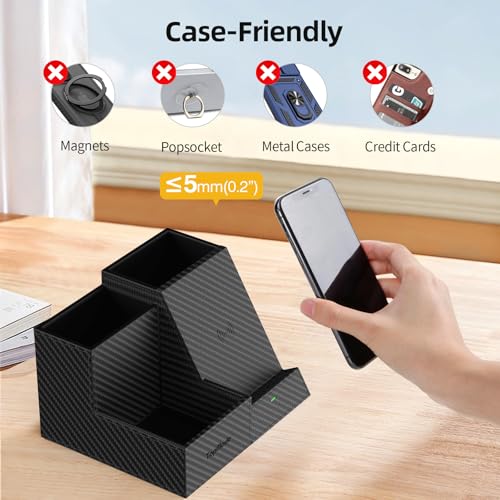 Wireless Charger with Desk Organizer, Multifunctiona | All Products - Image 6