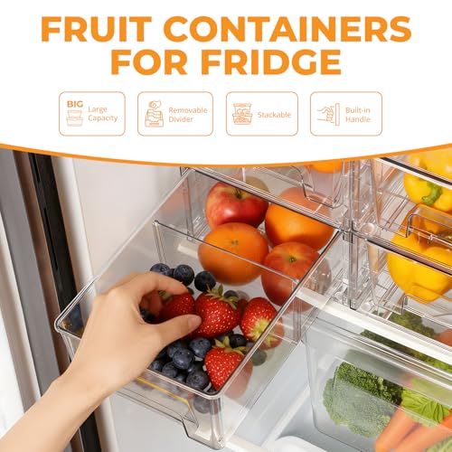 6 Pack Stackable Storage Drawers,Plastic Organizers | All Products - Image 5