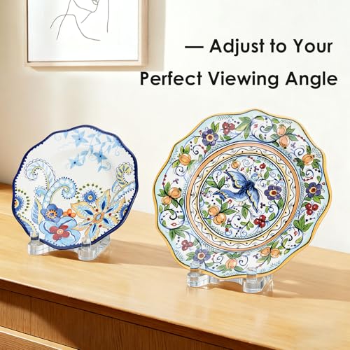 Acrylic Easel Display，Plate Stand for Display，Adjustable Clear - Image 7
