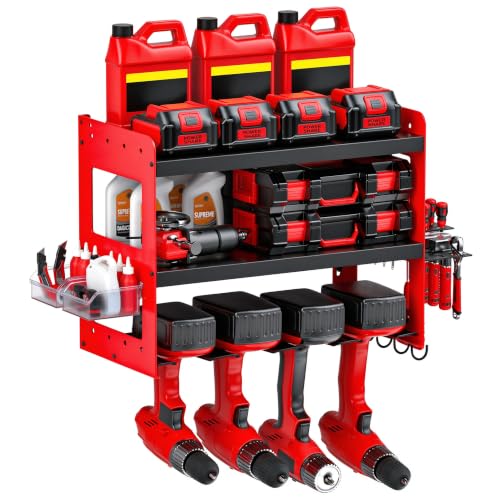 3-Tier Heavy Duty power tool organizer wall mounted150 lb - Image 2