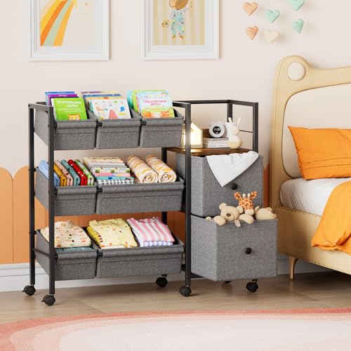 Kids Toy Organizers and Storage Bins, Black - Image 3