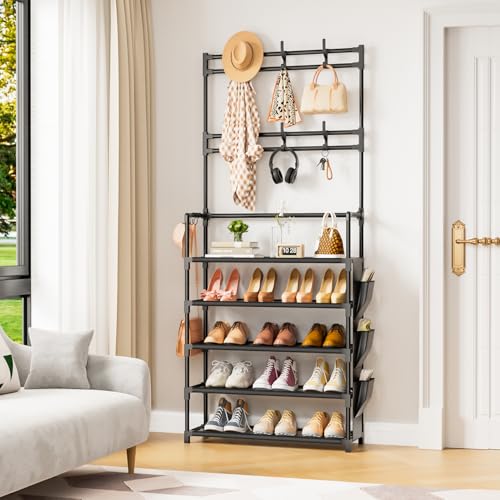 Shoe Rack 5 Tier Shoe Organizer Storage 15-20 Pairs - Image 3