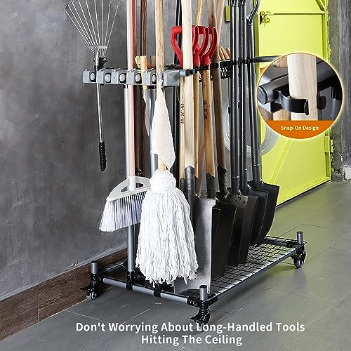 Heavy duty garden tool organizer garage storage holder - Image 5