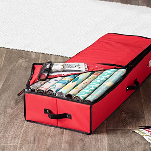 ZOBER Wrapping Paper Storage, Gift Wrapping Organizer Storage - Image 5