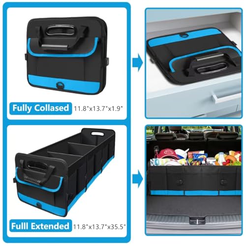 Trunk Organizer for SUV,95L Collapsible Car Storage for Truck - Image 4