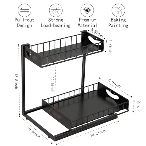 Under Sink Organizer with Pull-Out Drawers,Kitchen S | All Products - Image 3
