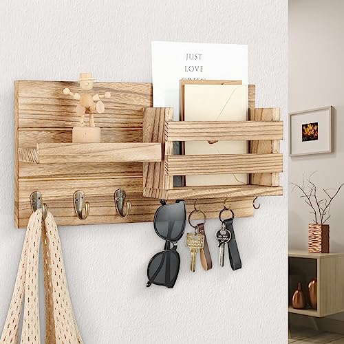 Lwenki Mail Organizer for Wall Mount – Key Holder | Home Organization - Image 3