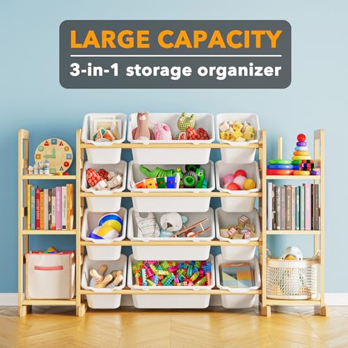 SpaceAid Toy Storage Organizer with 6 Shelves and 12 Bins - Image 4