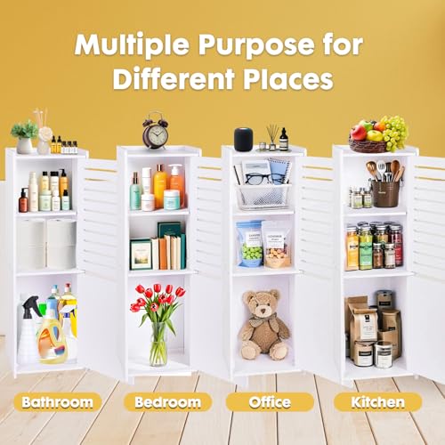 LuiceABC Toilet Paper Storage Holder, Slim Bathroom - Image 6