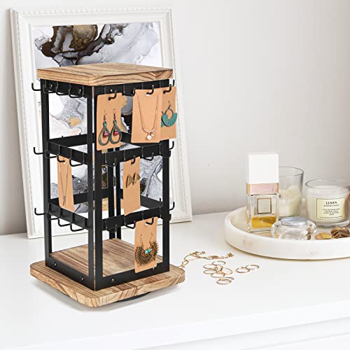 Jewelry Display for Vendors Rotating Earring Tower Holder - Image 7