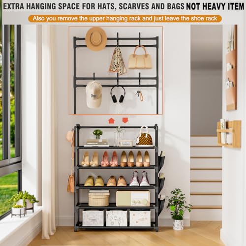 Shoe Rack 5 Tier Shoe Organizer Storage 15-20 Pairs - Image 5
