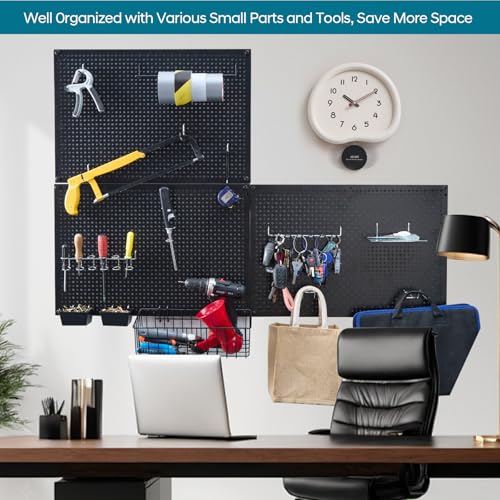 246PCS Pegboard Accessories Organizer Kit,Includes Pegboard Hooks - Image 3