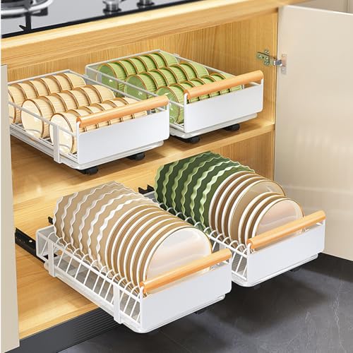 Pull-Out Cabinet Telescopic Drawer, Kitchen Storage Shelf - Image 7