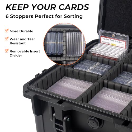 Graded Card Case Holds 106 PSA Slabs, Premium Storage Box - Image 5