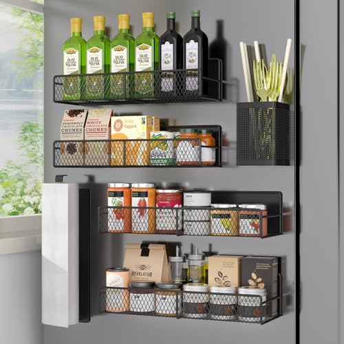 Magnetic Spice Rack for Refrigerator, 6 Pack 100% Me - Image 2