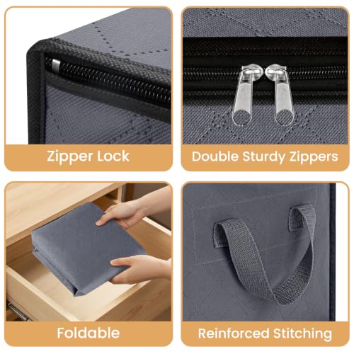 Fab totes 6 Pack Storage Bags for Clothes Blanket Storage Bins - Image 6