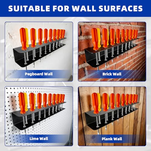 2Pack Screwdriver Organizer Wall Mounted, Heavy Duty - Image 5