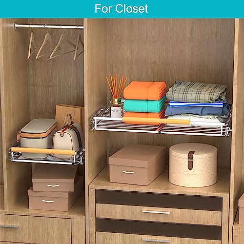 iPEGTOP Pull Out Cabinet Drawer Shelf Organizer, Extendable - Image 6