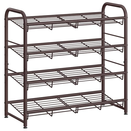 SONGMICS 4-Tier Stackable Metal Shoe Rack, Holds Up | All Products - Image 2