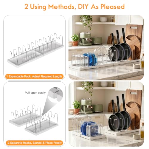 seasky Expandable pots pans and lid organizer for Ca | All Products - Image 4