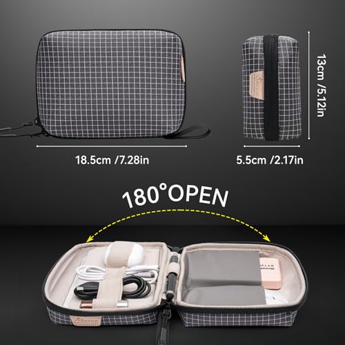 SIMTOP Electronics Organizer Cord Organizer Travel, Small Tech - Image 3