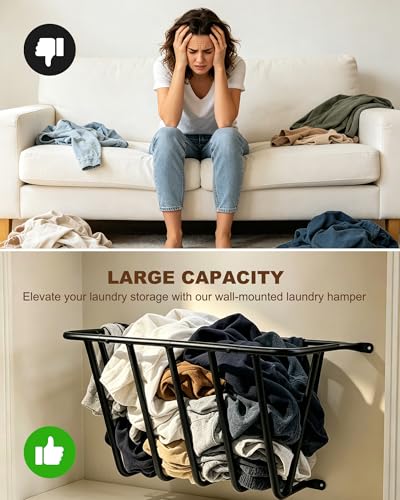 Wall Mounted Blanket Holder, Heavy Duty Metal Thicken Rack - Image 5