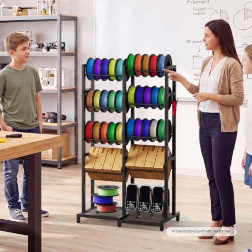 HOOBRO 3D Printer Filament Storage Rack, 5-Tier Heavy Duty - Image 5