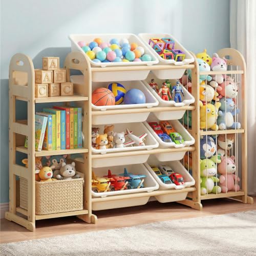 Wooden Toy Storage Organizer, Toy Organizers & Storage - Image 2