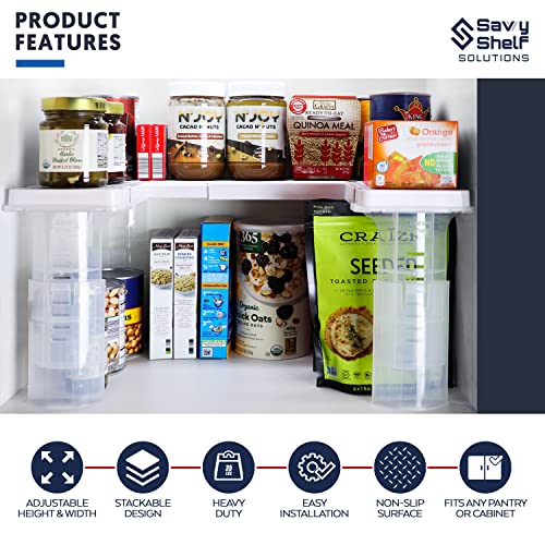 Savvy Shelf Adjustable Pantry & Can Storage Organizer - Kitchen - Image 5