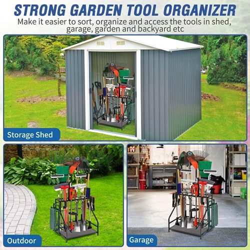 Garden Tool Organizer for Garage, Garden Tool Rack - Image 5