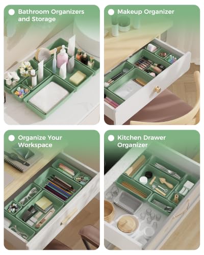BiuLeon 25 PCS Plastic Drawer Organizers Set, 4-Size | All Products - Image 8