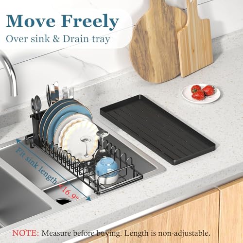 XYZLVSI Compact Small Dish Drying Rack, RV Dish Rack for Kitchen - Image 5