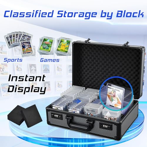 Graded Card Case with Individual Slots Storage Box | Home Organization - Image 5