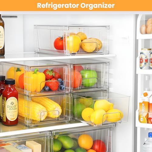 6 Pack Stackable Storage Drawers,Plastic Organizers | All Products - Image 7