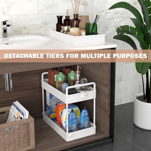 Ronlap 3 Tier Slim Rolling Storage Cart with Wheels Utility - Image 4
