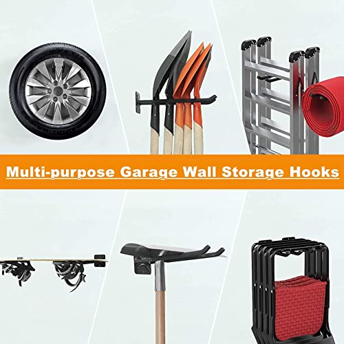 TORACK 4-Pack Garage Storage System Hooks, Wall Mount Tool - Image 5