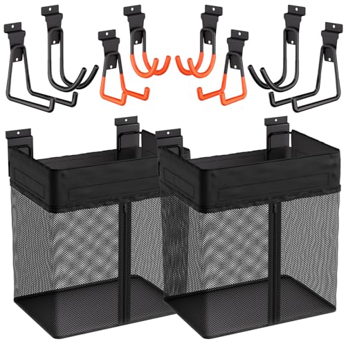 INCLY 10PCS Slatwall Accessories Kit, 2 Pack Large Mesh - Image 2