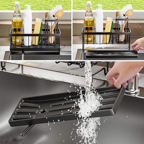 Sponge Holder for Kitchen Sink - Sink Organizer and Caddy - Image 6