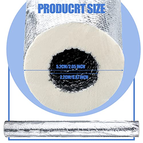 Kingdder 6 Pcs 1.3ft Pipe Insulation Foam Tube Self Adhesive - Image 3