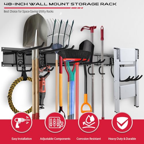 SEDY 48" Heavy Duty Garage Wall Organizer, Wall Mount Tool - Image 7