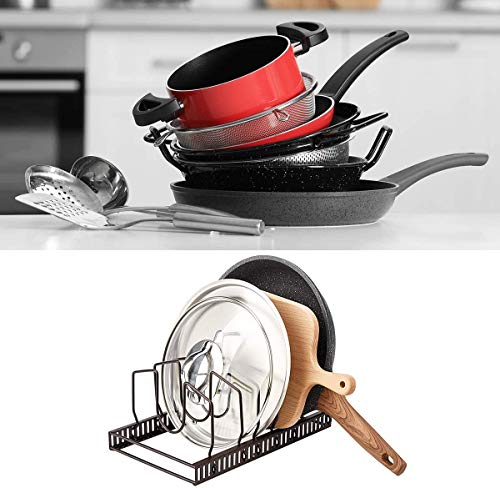 Toplife Pot Lids Organizer Rack for Cabinet and Coun | All Products - Image 4