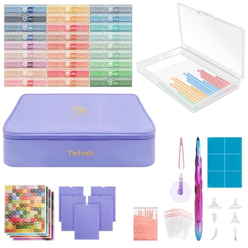 twivah 27PC Diamond Art Storage Containers, Diamond - Image 2