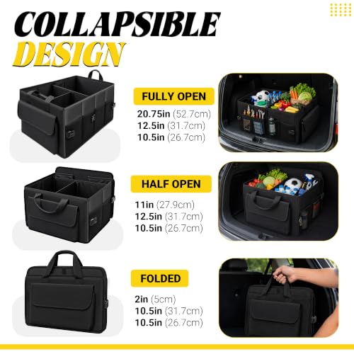 45L Trunk Organizer, Small Foldable Car Organizer for SUV - Image 6