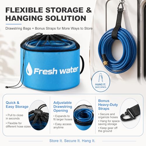 RV Hose Storage 4 Pack, RV Sewer Hose Storage Bags | Home Organization - Image 6