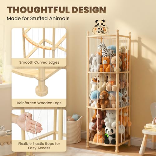 Stuffed Animal Storage Organizer, Wooden Toy Storage | All Products - Image 5