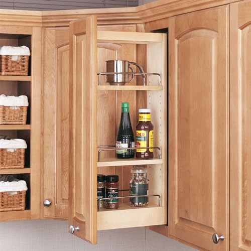 Rev-A-Shelf Maple Pullout Organizer for Wall Kitchen - Image 3