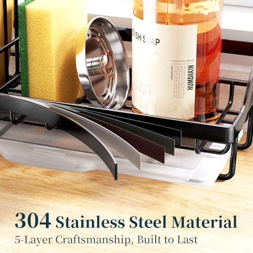 Consumest Sponge Holder for Kitchen Sink - Kitchen Sink Caddy - Image 3